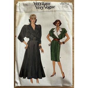 Very Easy Very Vogue Pattern 9769 Misses' Dress Size 6 8‎ 10 Uncut FF